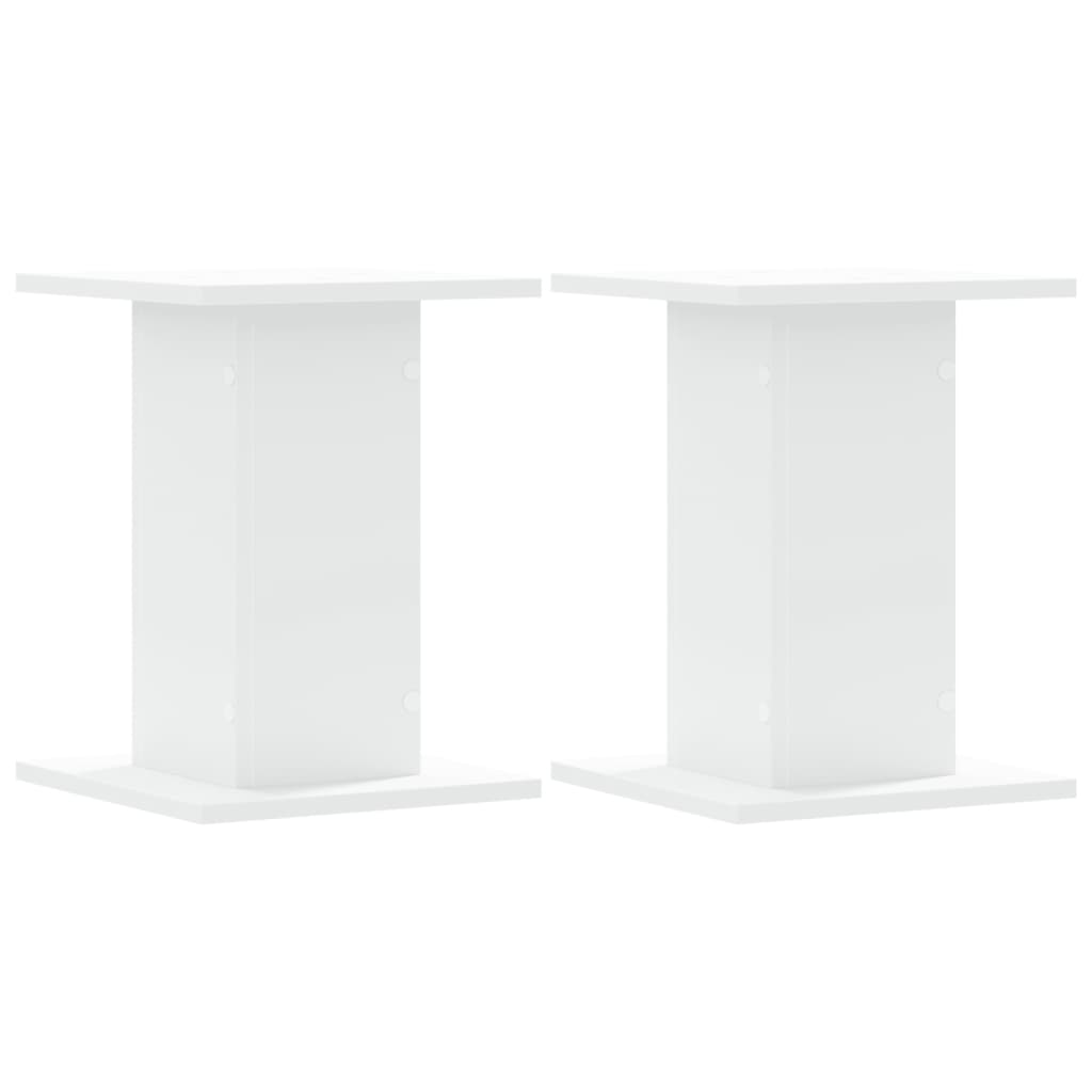 Supporti per Piante 2 pz Bianchi 30x30x40cm Legno Multistrato - homemem39