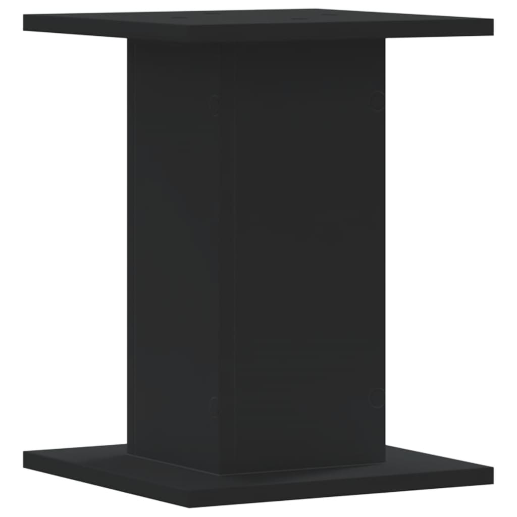 Supporti per Piante 2 pz Neri 30x30x40 cm Legno Multistrato - homemem39