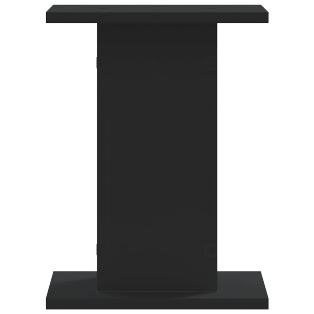Supporti per Piante 2 pz Neri 30x30x40 cm Legno Multistrato - homemem39