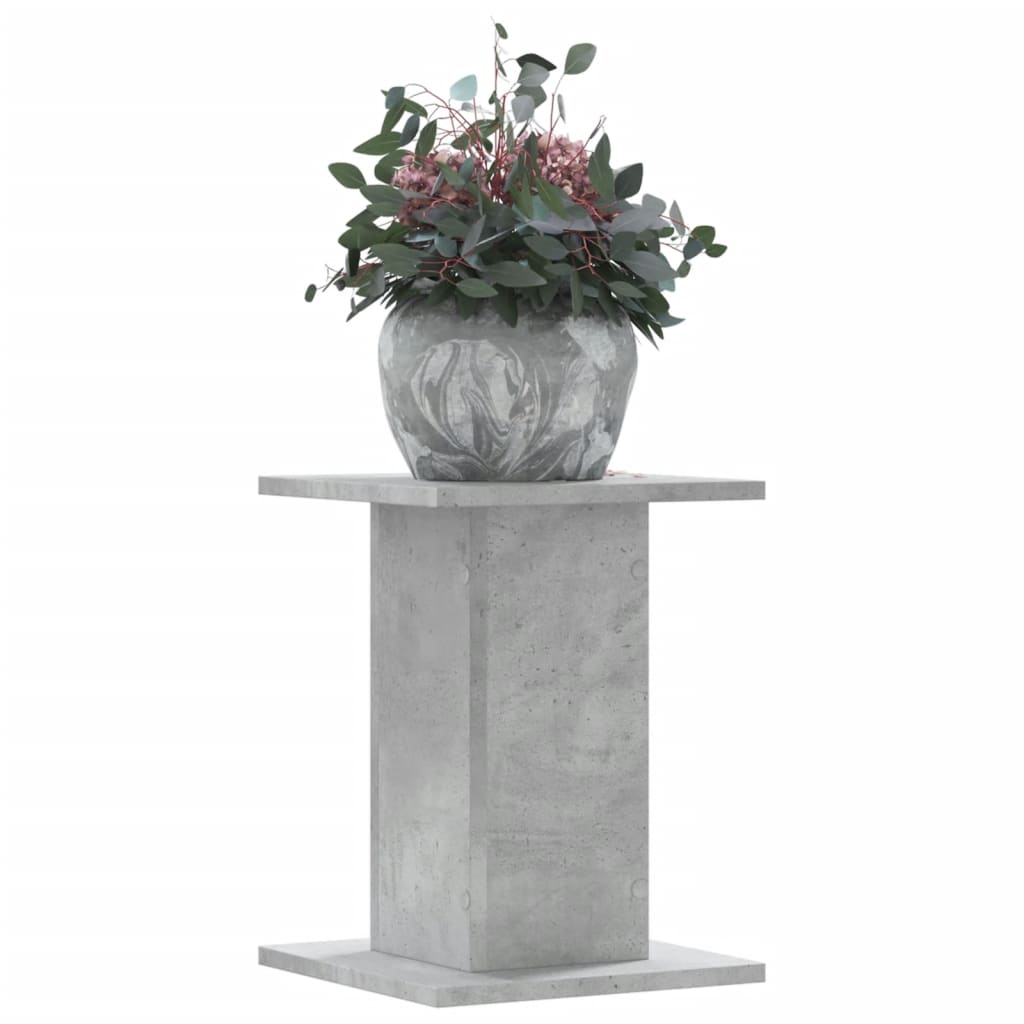 Supporti per Piante 2 pz Grigio Cemento 30x30x50 cm Truciolato - homemem39