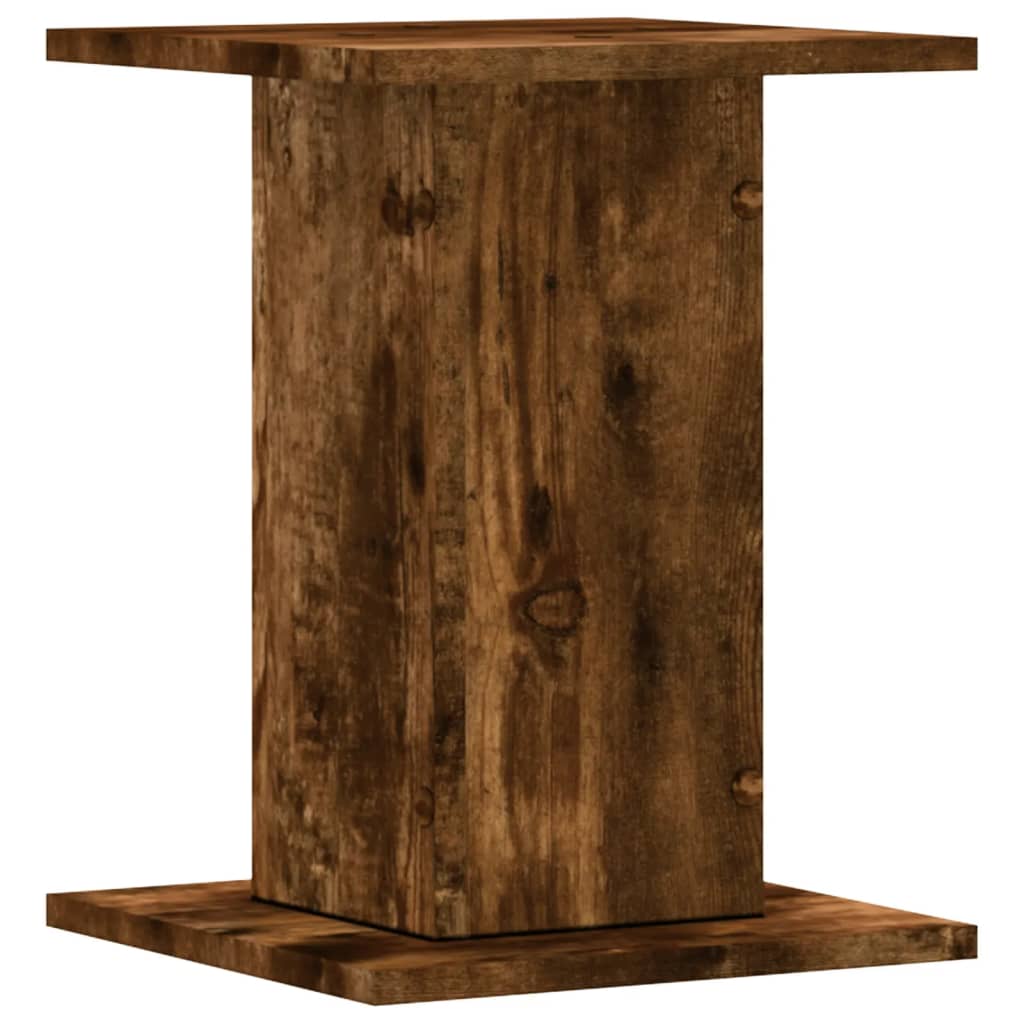 Supporti per Piante 2 pz Rovere Fumo 30x30x40 cm in Truciolato - homemem39