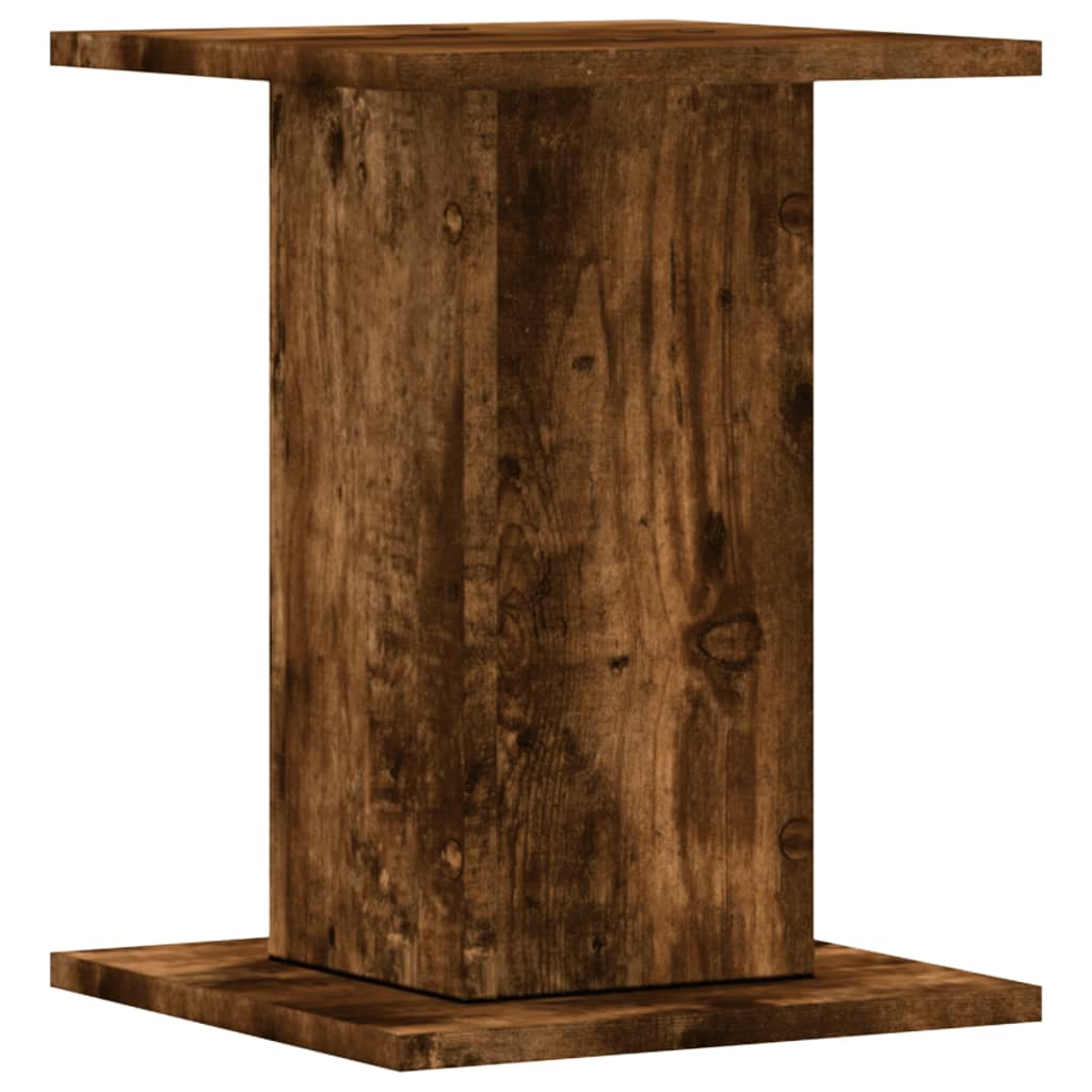 Supporti per Piante 2 pz Rovere Fumo 30x30x40 cm in Truciolato - homemem39