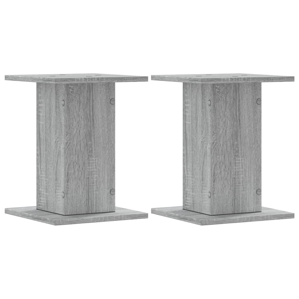 Supporti per Piante 2 pz Grigio Sonoma 30x30x40cm in Truciolato - homemem39