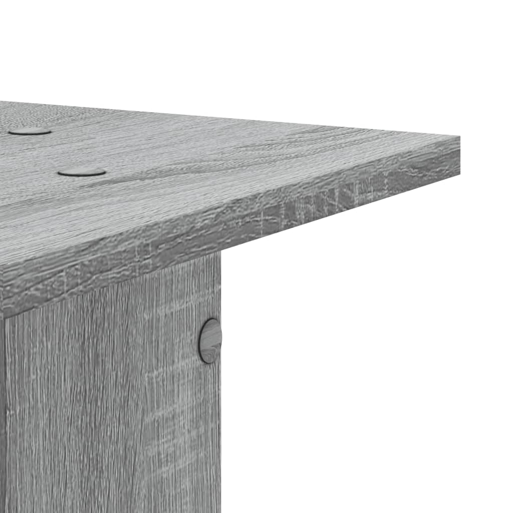 Supporti per Piante 2 pz Grigio Sonoma 30x30x40cm in Truciolato - homemem39