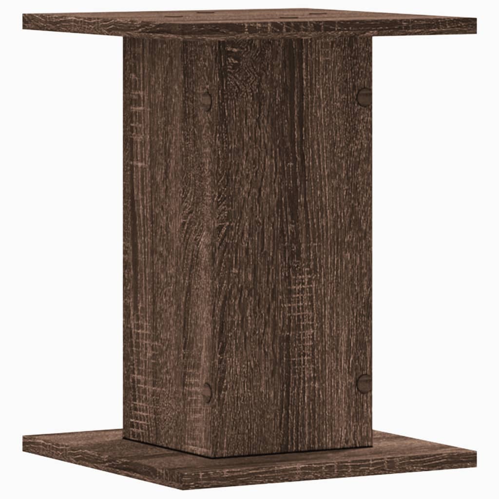 Supporti per Piante 2 pz Rovere Marrone 30x30x40 cm Truciolato - homemem39