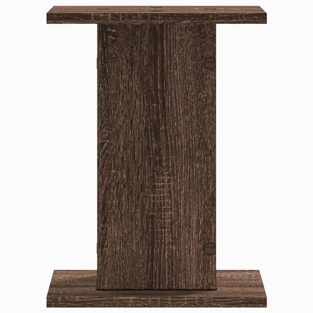 Supporti per Piante 2 pz Rovere Marrone 30x30x40 cm Truciolato - homemem39