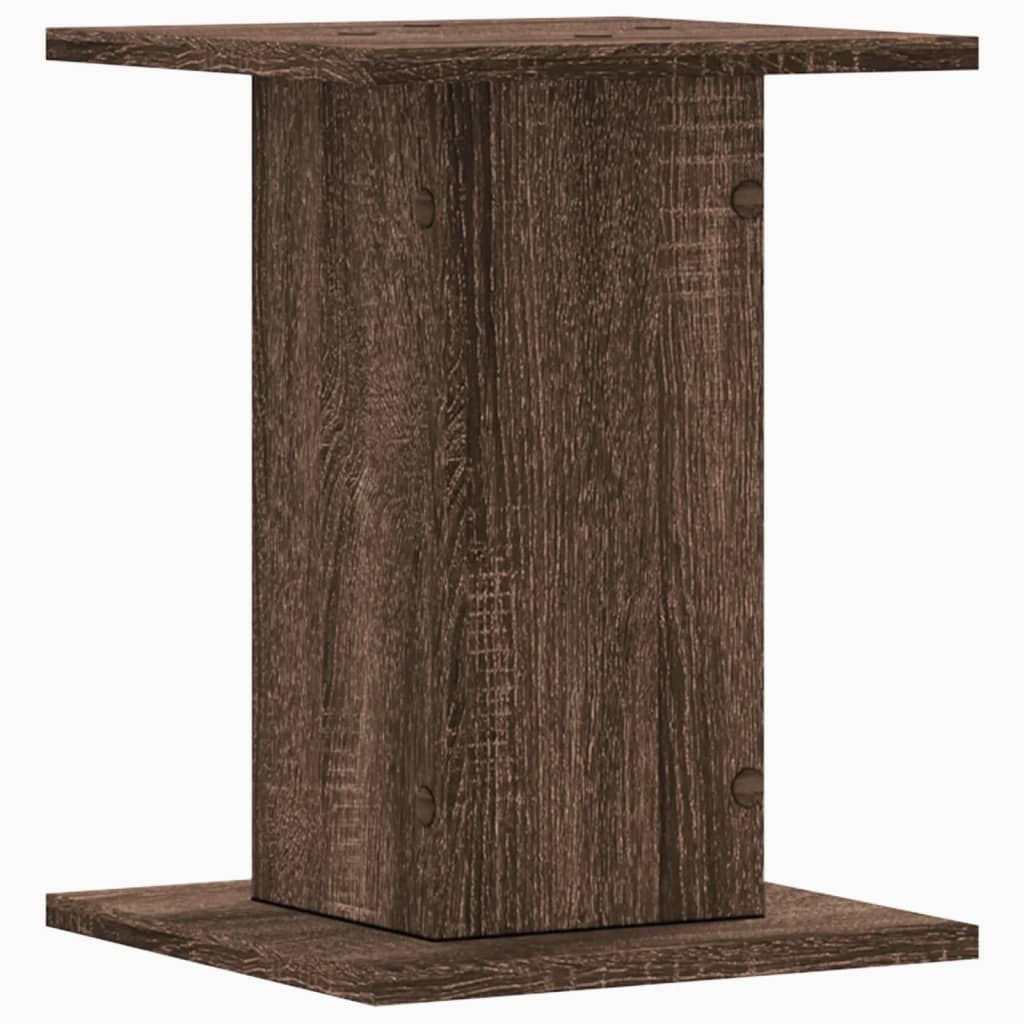 Supporti per Piante 2 pz Rovere Marrone 30x30x40 cm Truciolato - homemem39