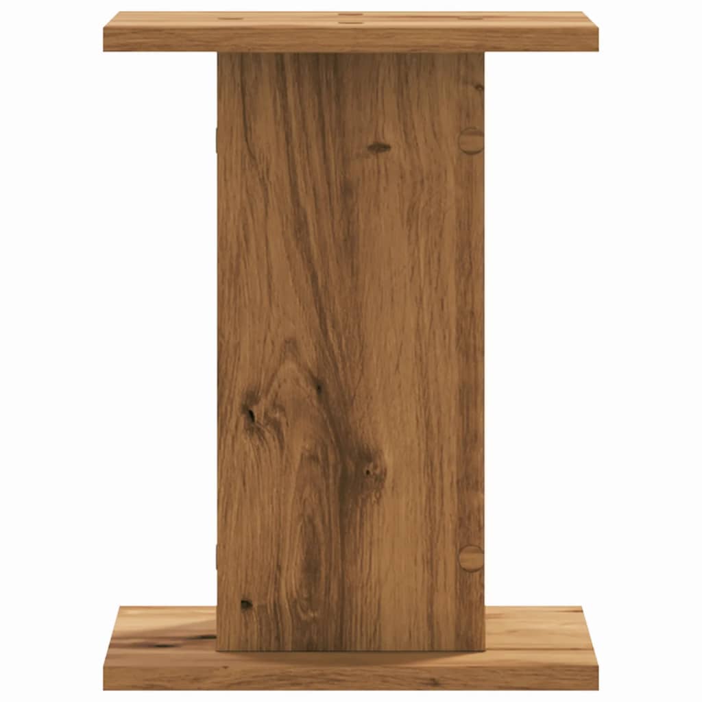 Supporti Piante 2 pz Rovere Artigianale 30x30x40 cm Truciolato - homemem39