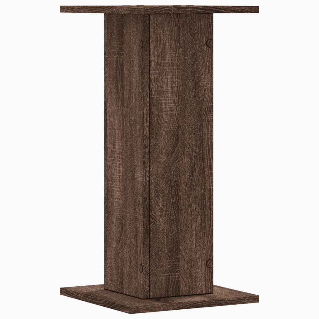 Supporti per Piante 2 pz Rovere Marrone 30x30x60 cm Truciolato - homemem39