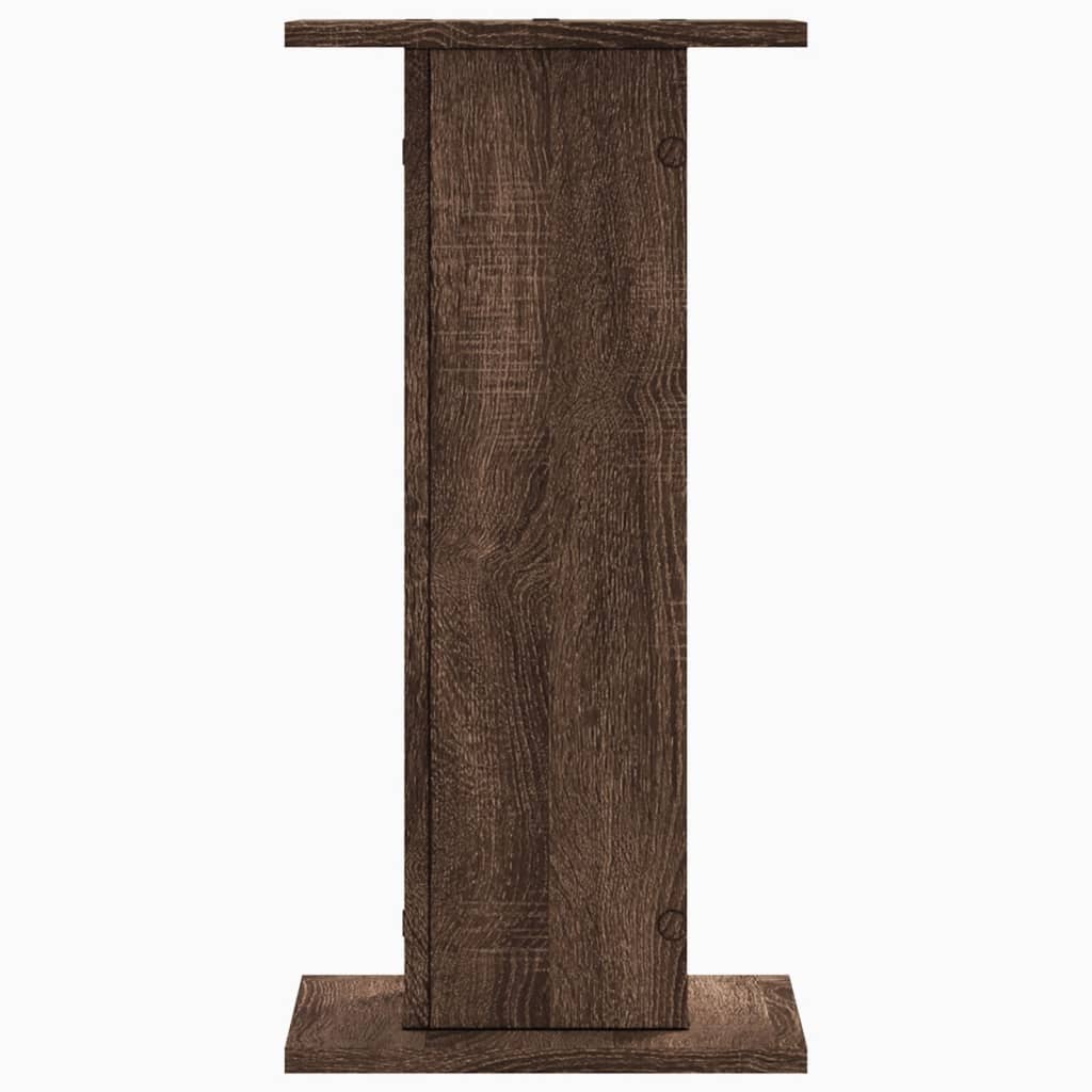 Supporti per Piante 2 pz Rovere Marrone 30x30x60 cm Truciolato - homemem39