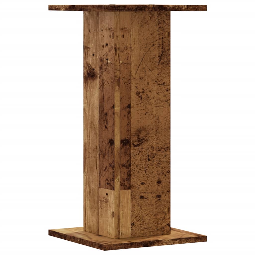 Supporti per Piante 2 pz Legno Vecchio 30x30x60 cm Truciolato - homemem39