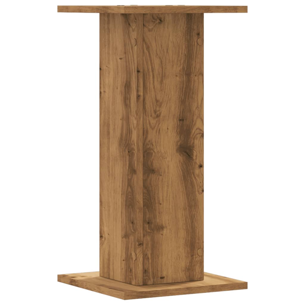 Supporti Piante 2 pz Rovere Artigianale 30x30x60 cm Truciolato - homemem39