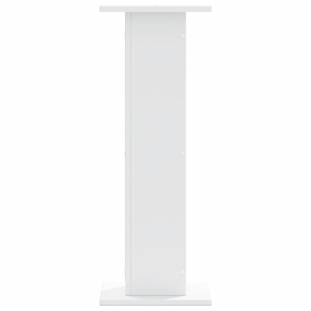 Supporti per Piante 2 pz Bianchi 30x30x80 cm Legno Multistrato - homemem39