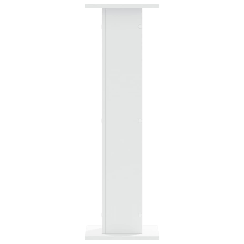 Supporti per Piante 2 pz Bianchi 30x30x95 cm Legno Multistrato - homemem39