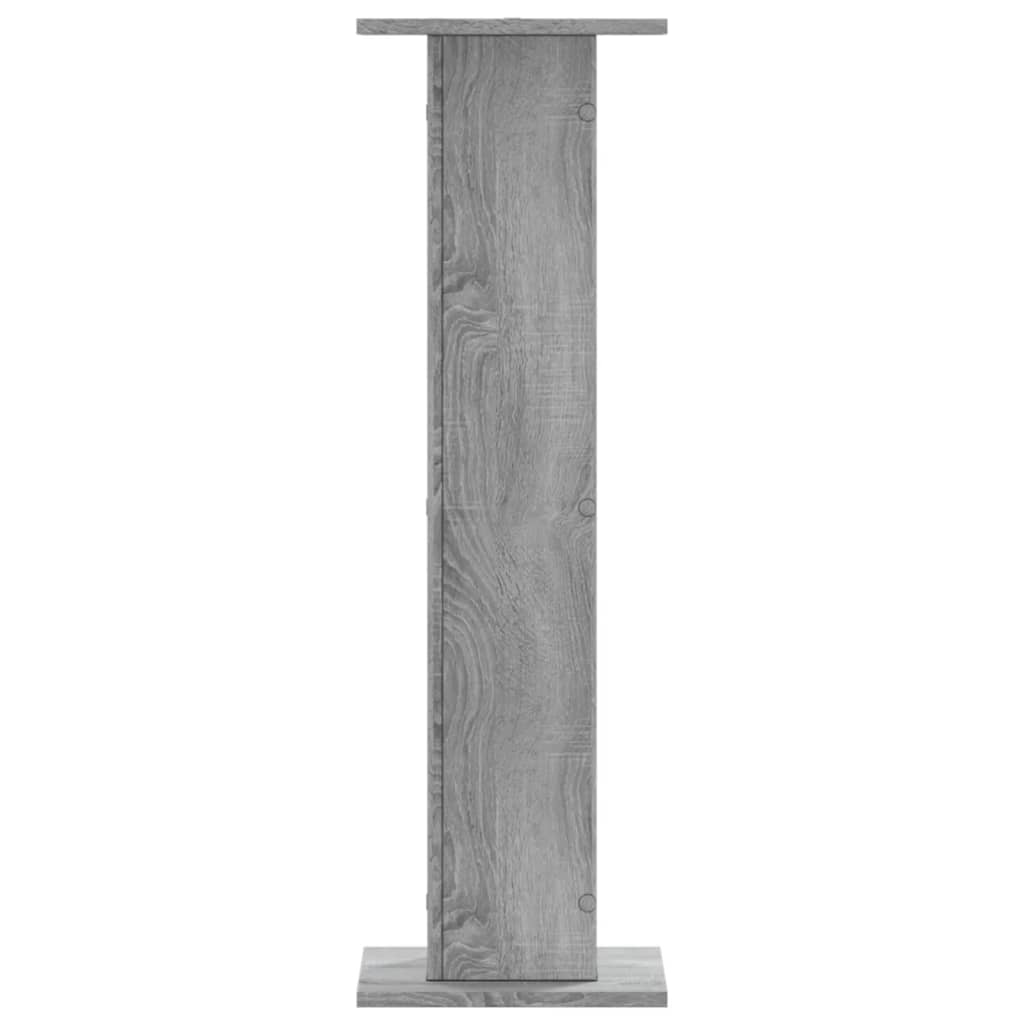 Supporti per Piante 2 pz Grigio Sonoma 30x30x95cm in Truciolato - homemem39