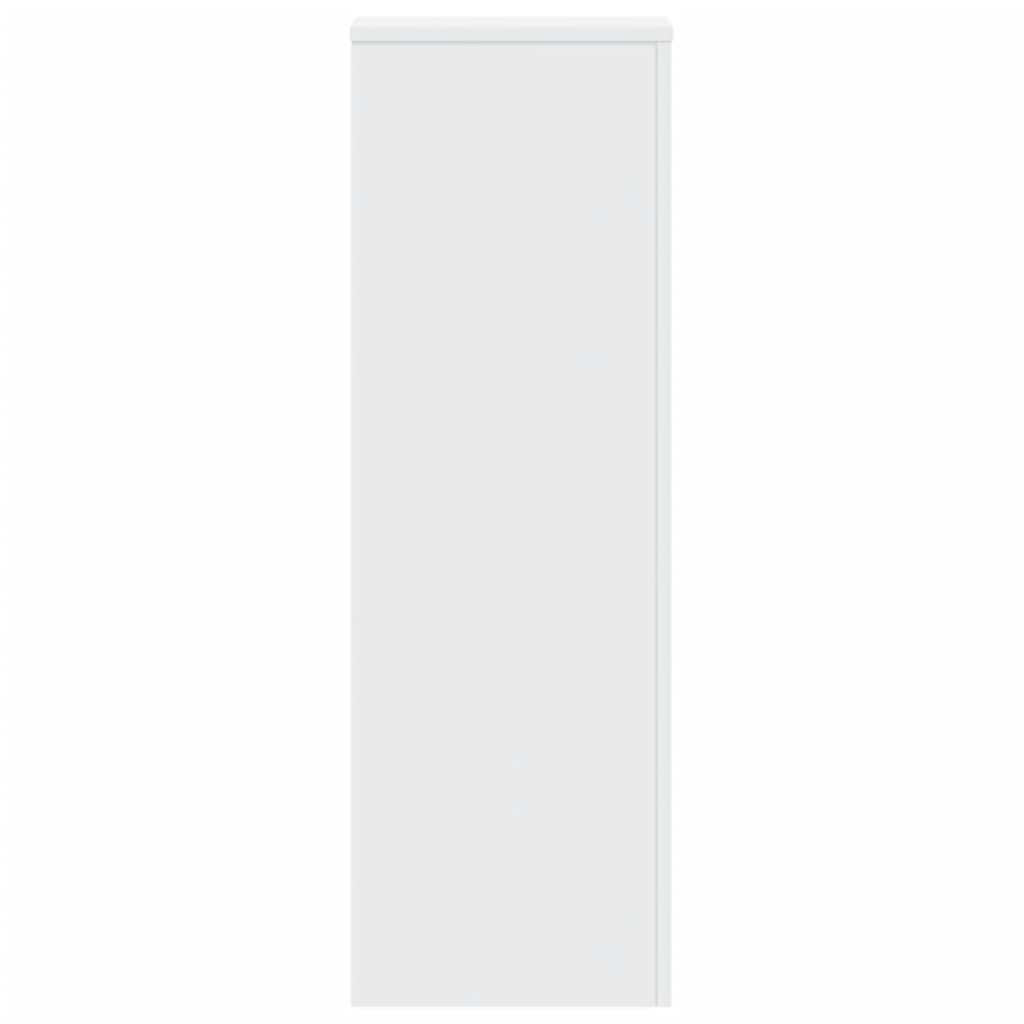 Supporti per Piante 2 pz Bianchi 33x33x100 cm Legno Multistrato - homemem39