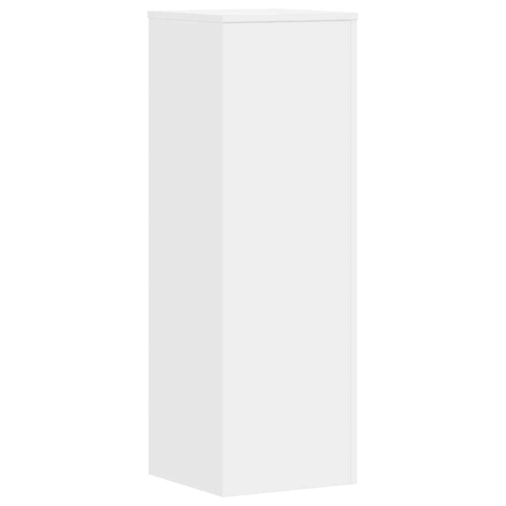 Supporti per Piante 2 pz Bianchi 33x33x100 cm Legno Multistrato - homemem39