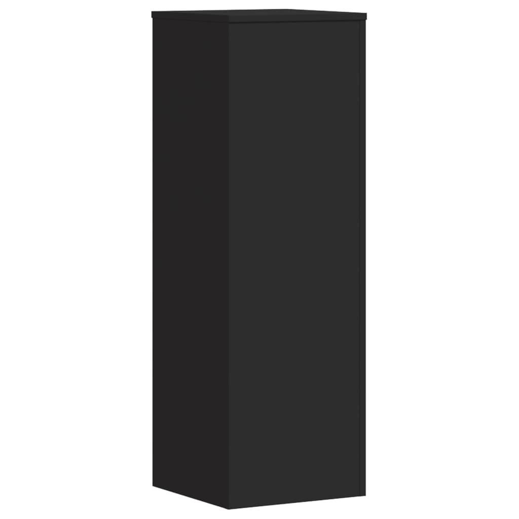 Supporti per Piante 2 pz Neri 33x33x100 cm Legno Multistrato - homemem39