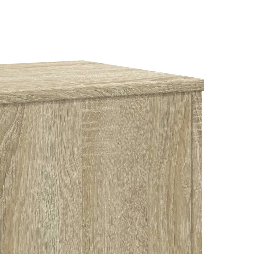 Supporti per Piante 2 pz Rovere Sonoma 33x33x100 cm Multistrato - homemem39