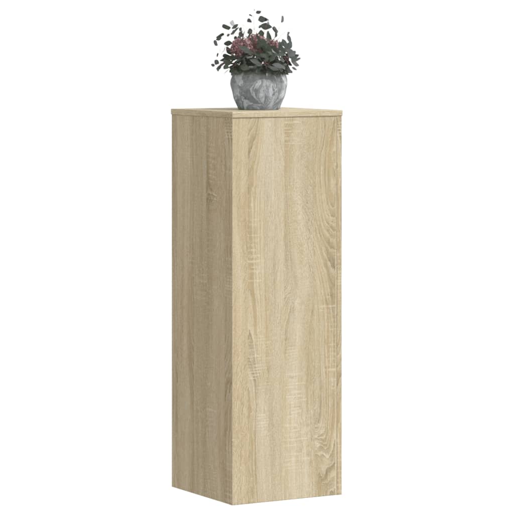 Supporti per Piante 2 pz Rovere Sonoma 33x33x100 cm Multistrato - homemem39