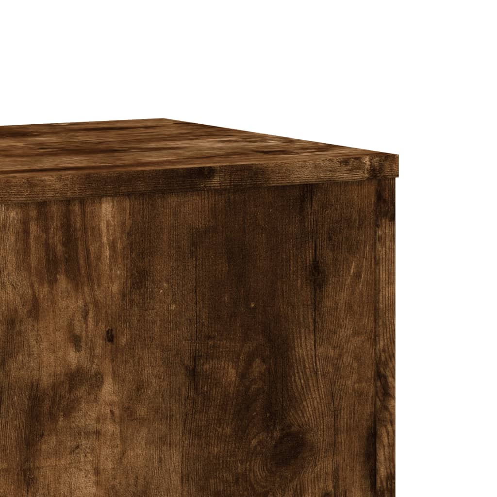 Supporti per Piante 2 pz Rovere 33x33x100 cm Legno Multistrato - homemem39