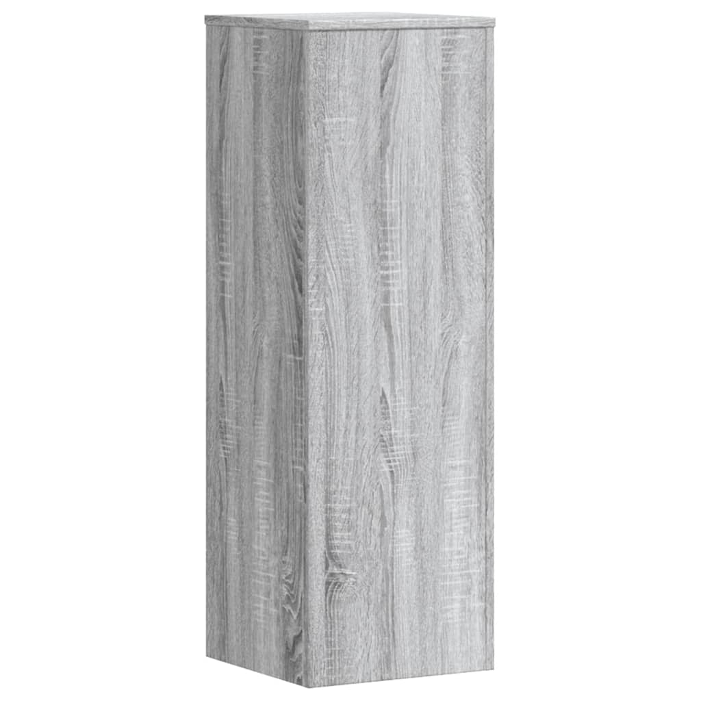 Supporti per Piante 2 pz Grigio Sonoma 33x33x100 cm Multistrato - homemem39