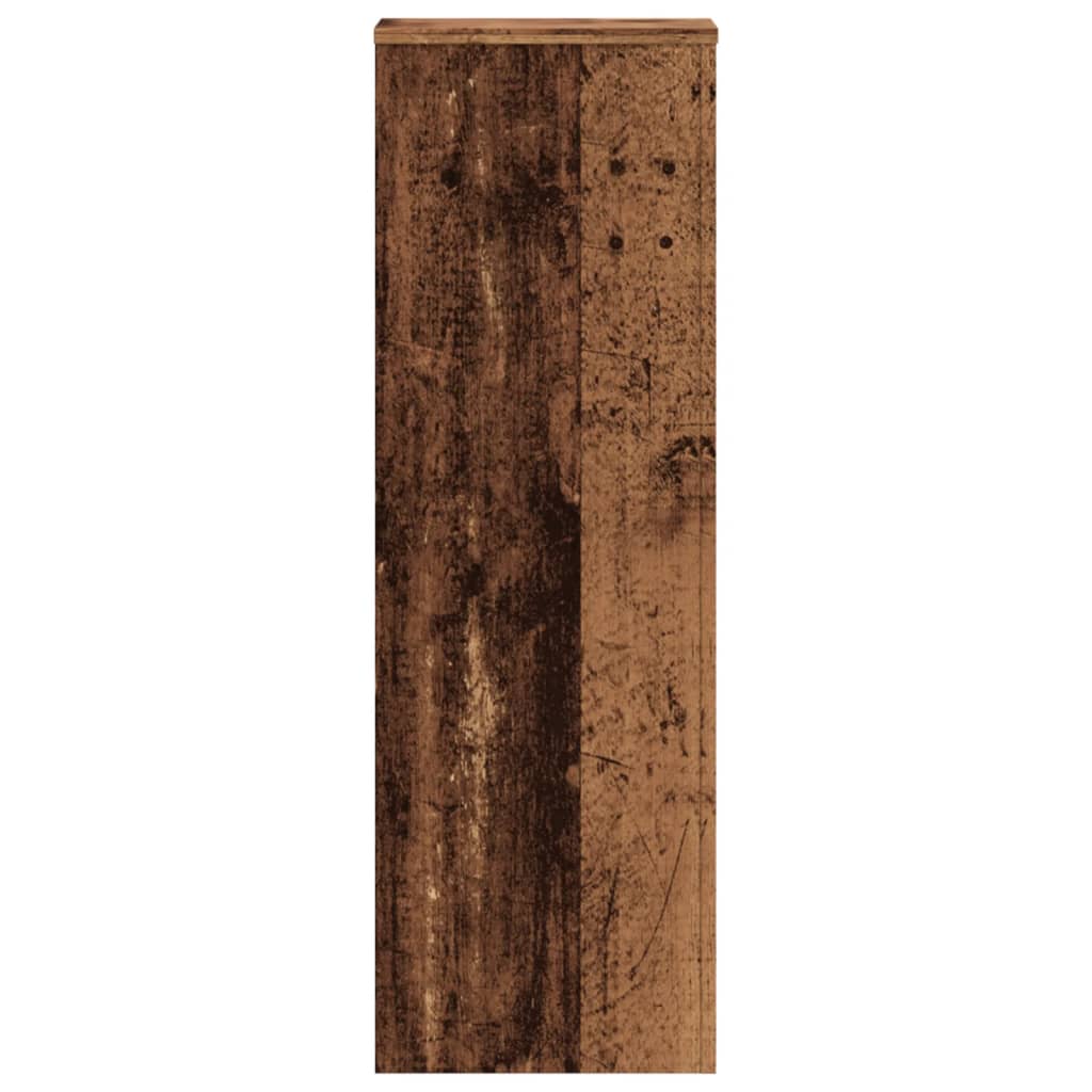 Supporti per Piante 2 pz Legno Vecchio 33x33x100 cm Multistrato - homemem39