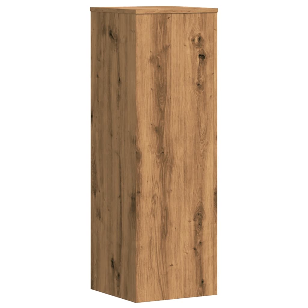 Supporti Piante 2 pz Rovere Artigianale 33x33x100cm Multistrato - homemem39