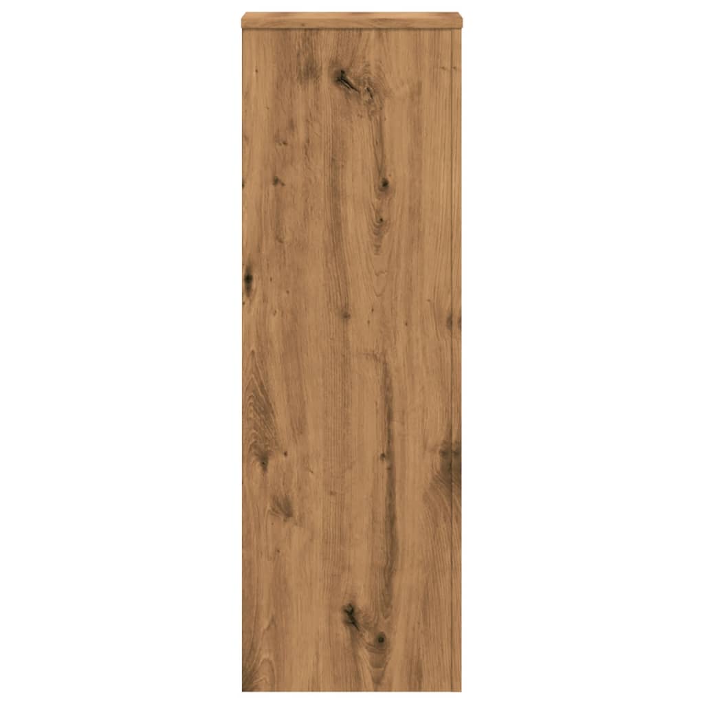 Supporti Piante 2 pz Rovere Artigianale 33x33x100cm Multistrato - homemem39