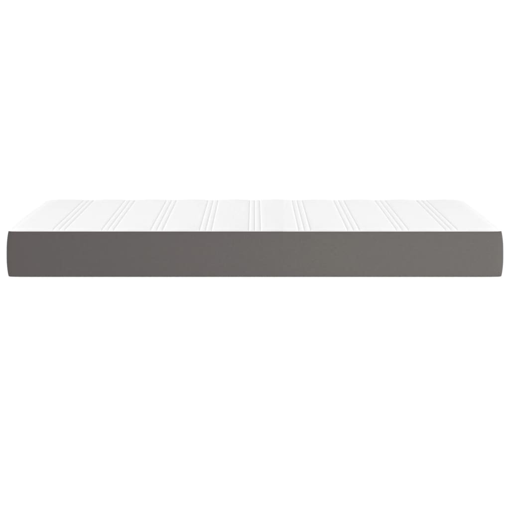 Materasso a Molle per Bambini Grigio 80x160 cm in Similpelle - homemem39