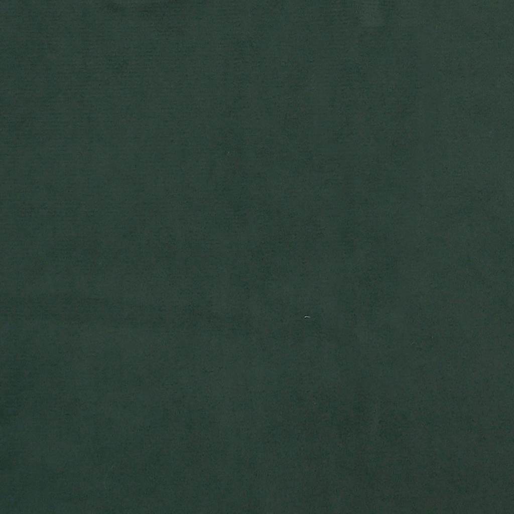 Materasso a Molle Verde Scuro 140x210x20 cm in Velluto - homemem39