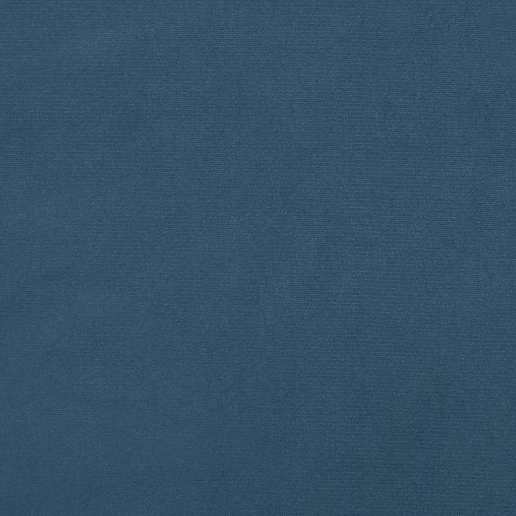 Materasso a Molle Blu Scuro 90x220x20 cm in Velluto - homemem39