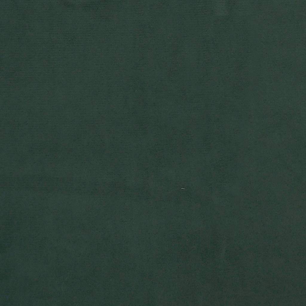 Materasso a Molle Verde Scuro 120x220x20 cm in Velluto - homemem39