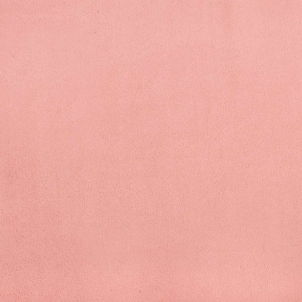 Materasso a Molle Insacchettate Rosa 140x220x20 cm in Velluto - homemem39