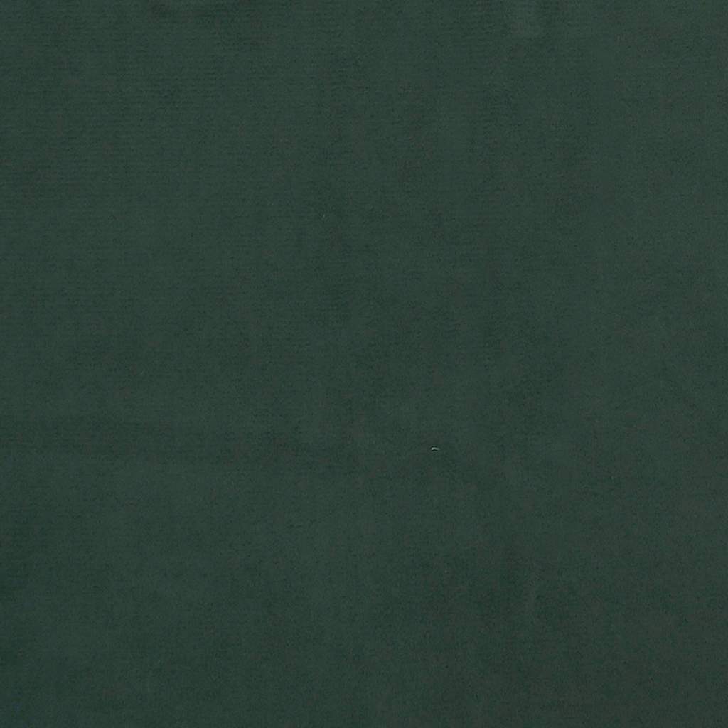 Materasso a Molle Verde Scuro 160x220x20 cm in Velluto - homemem39