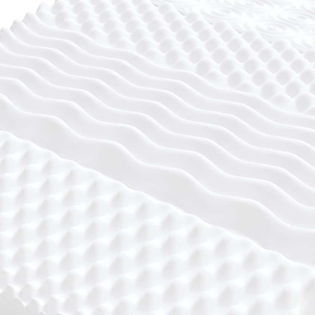 Materasso in Schiuma Bianco 100x210 cm 7 Zone Durezza 20 ILD - homemem39