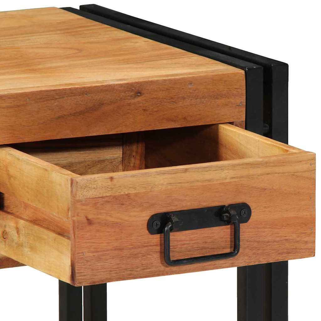 Armadio da Notte 2 pcs 40 x 40 x 50 cm legno massello di acacia