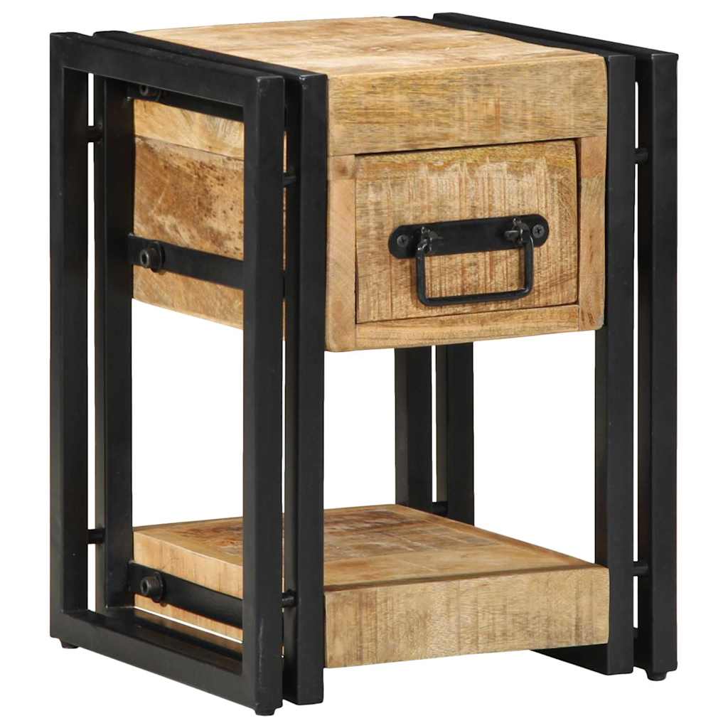 Armadio da Notte 2 pcs 30 x 30 x 40 cm legno massello di mango