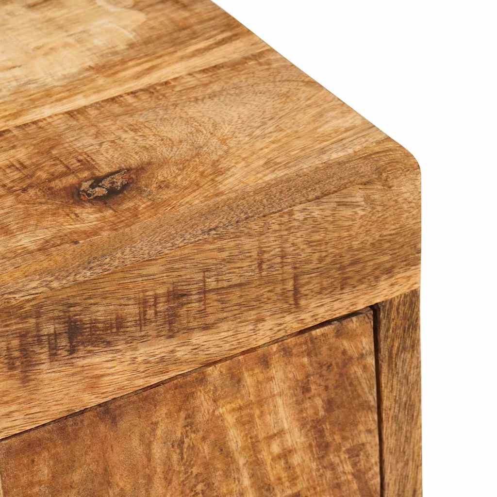 Comodino Marrone 35 x 33 x 48 cm Legno di mango massello