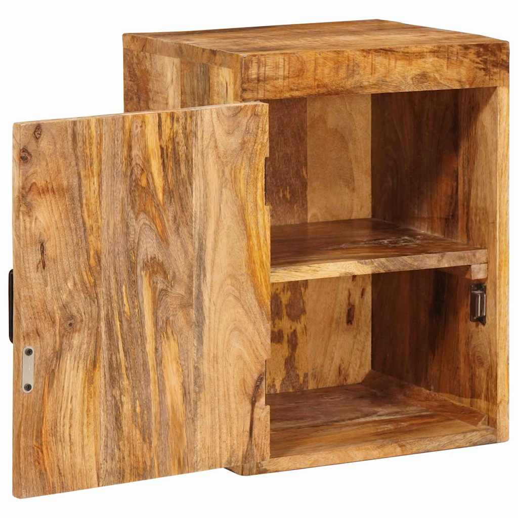Comodino Marrone 35 x 33 x 48 cm Legno di mango massello