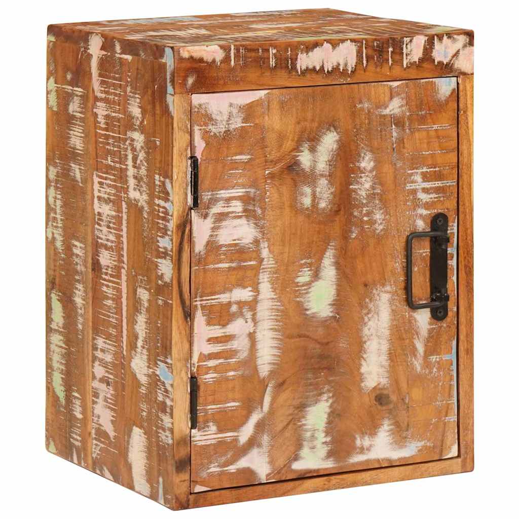 Comodino 2 pcs Marrone 35 x 33 x 48 cm Legno Solido Recuperato