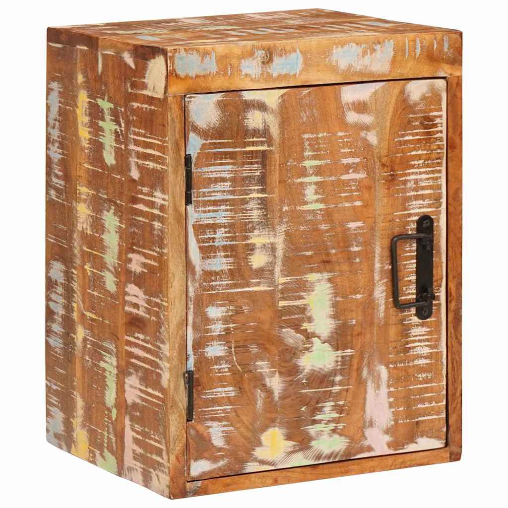 Comodino 2 pcs Marrone 35 x 33 x 48 cm Legno Solido Recuperato