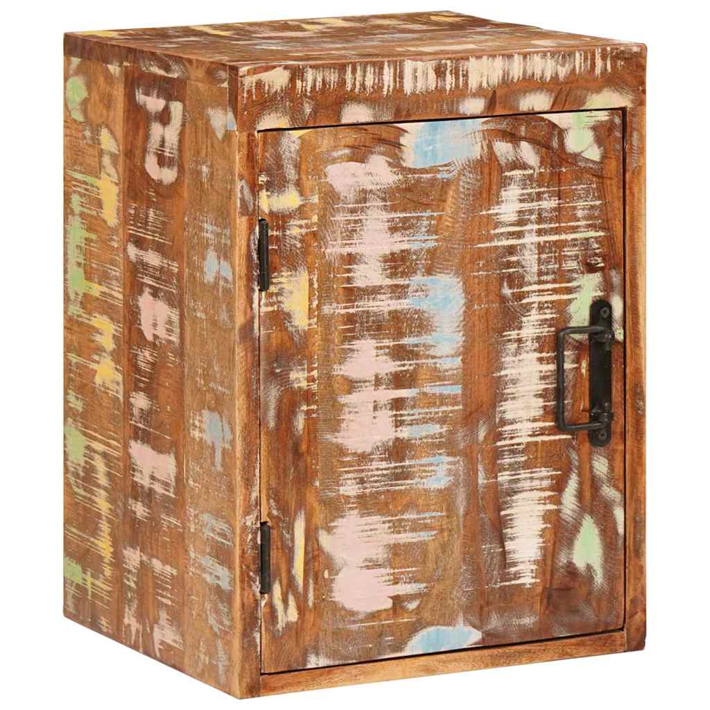 Comodino 2 pcs Marrone 35 x 33 x 48 cm Legno Solido Recuperato