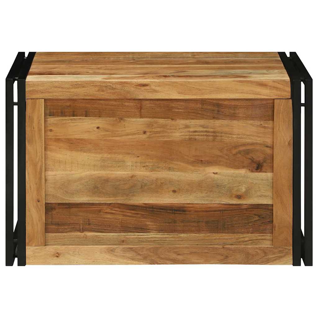 Scatola di Stoccaggio 80 x 50 x 50 cm Legno di acacia