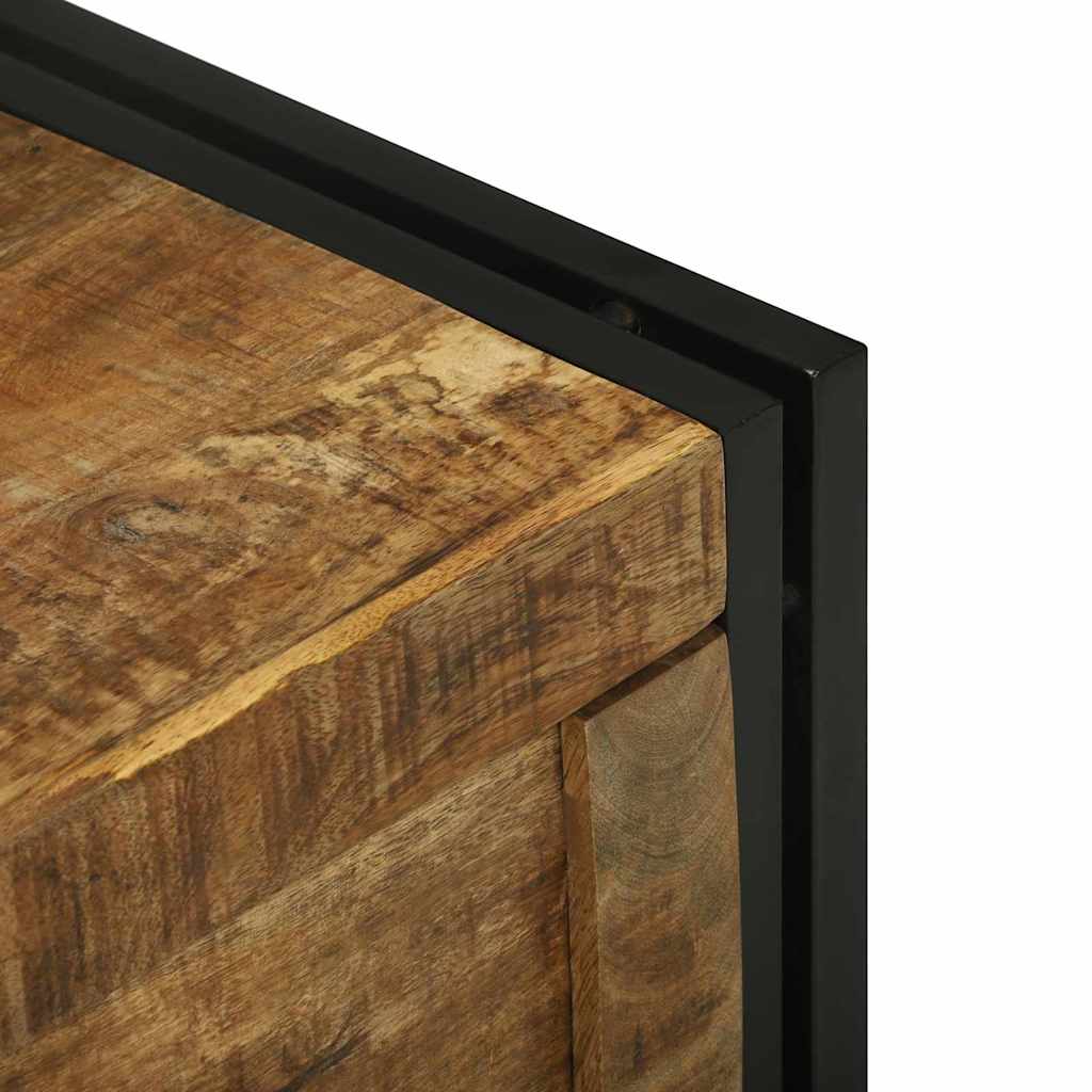 Scatola di Stoccaggio 60 x 40 x 41 cm legno massello di mango