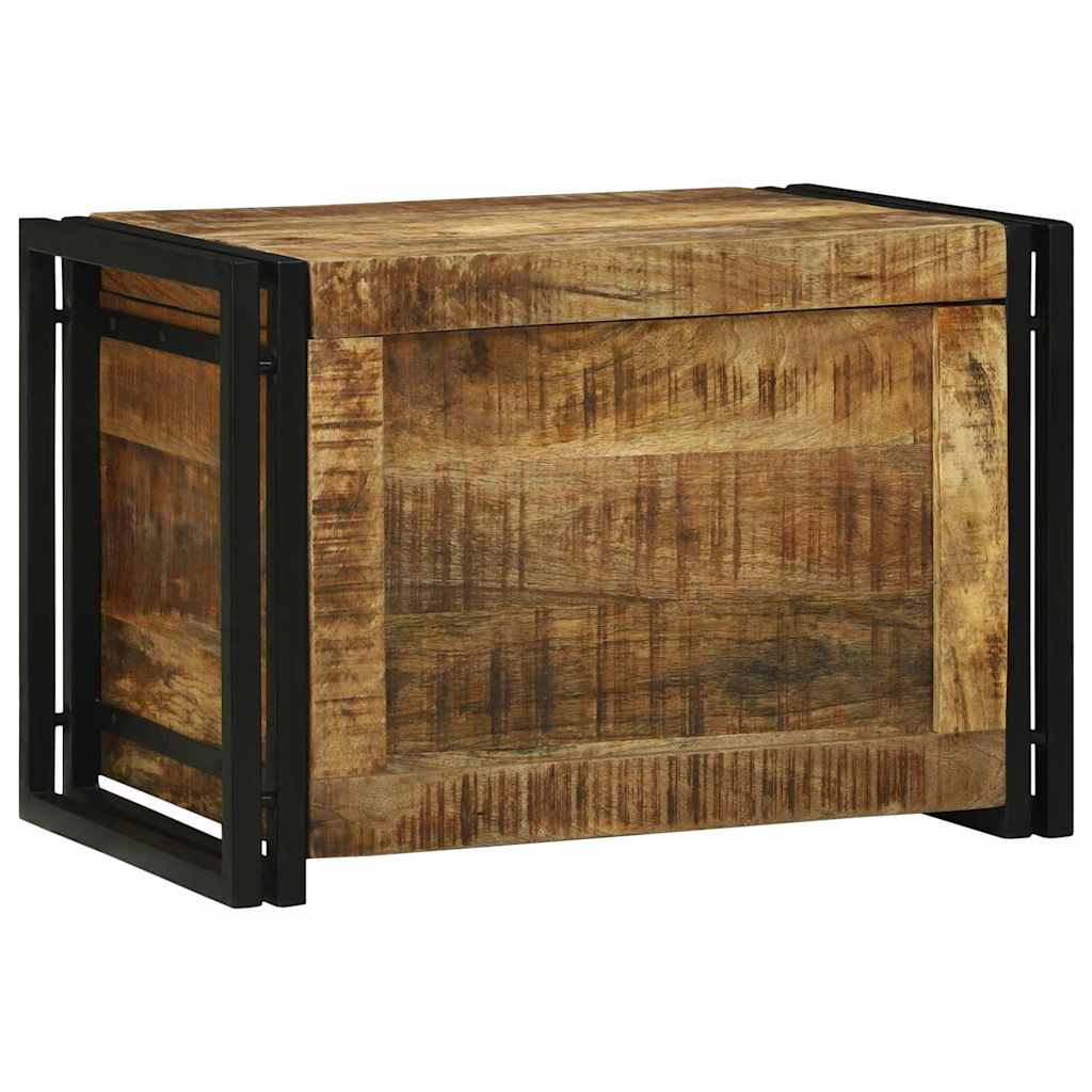 Scatola di Stoccaggio 60 x 40 x 41 cm legno massello di mango