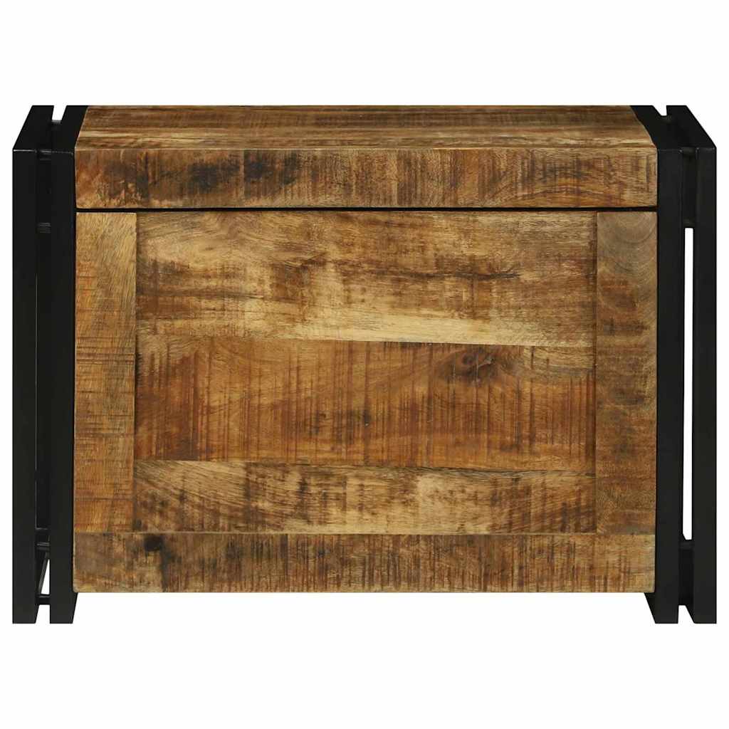 Scatola di Stoccaggio 60 x 40 x 41 cm legno massello di mango