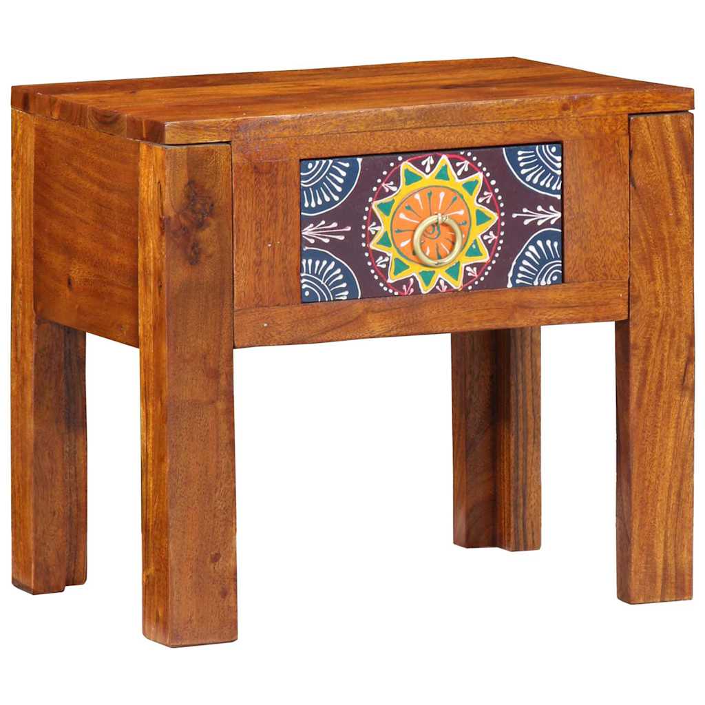 Tavolo laterale con cassetto Marrone 40 x 30 x 36 cm