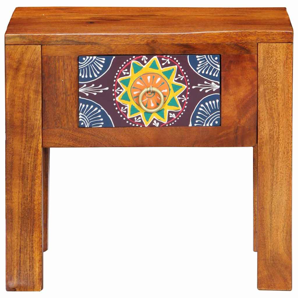 Tavolo laterale con cassetto Marrone 40 x 30 x 36 cm