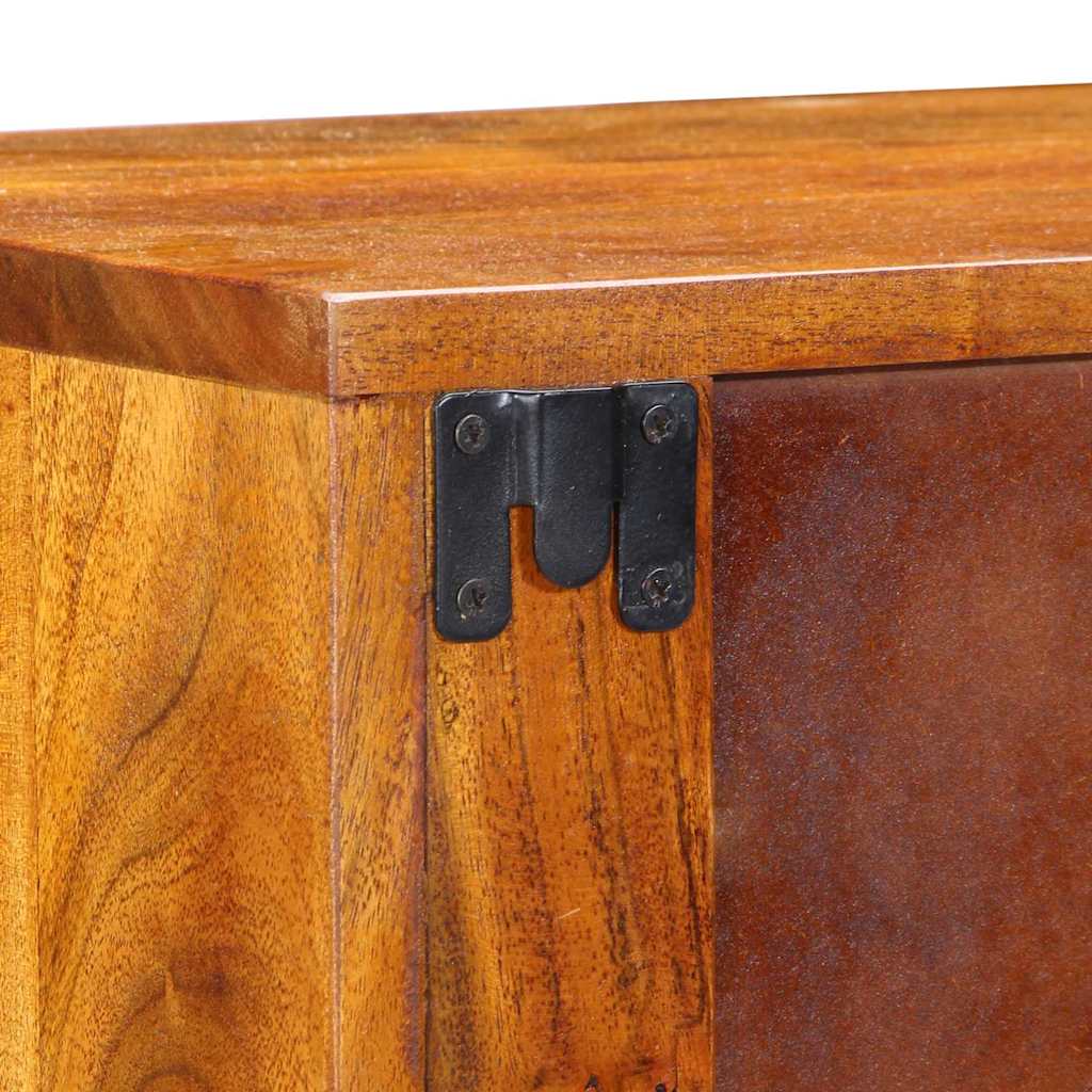 Armadio da Notte con cassetto 2 pcs Marrone 35 x 30 x 22 cm - homemem39